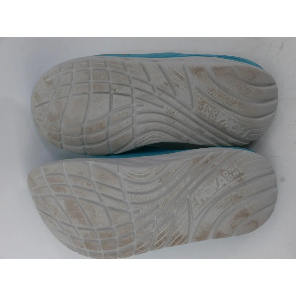 HOKA ONE ONE Ora Recovery Slide Sandals Blue Comfort Cushioned Men's Size 12